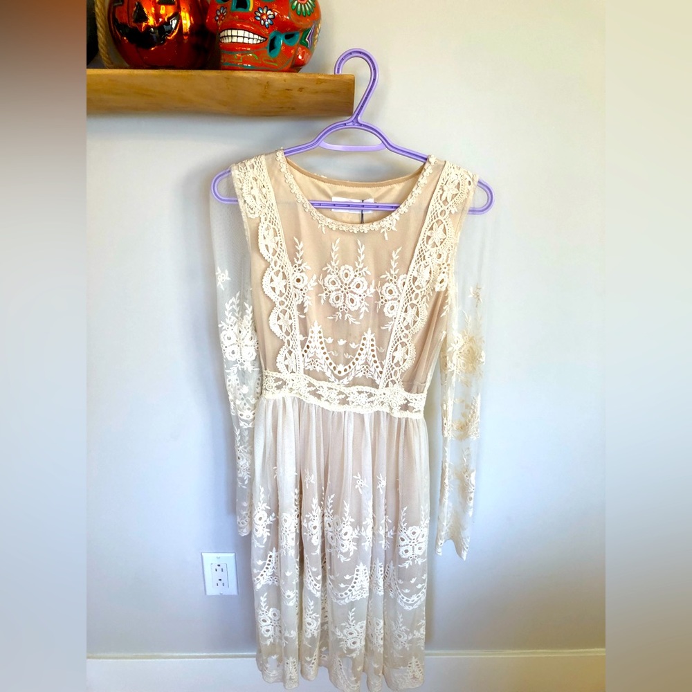Bohemian Style Lace crochet dress